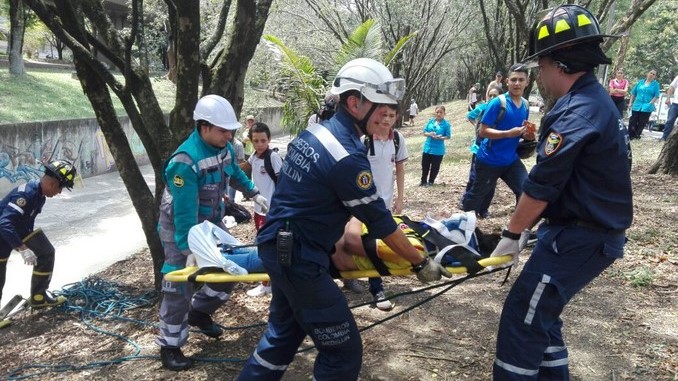 Rescatada en canalización del Estadio.
