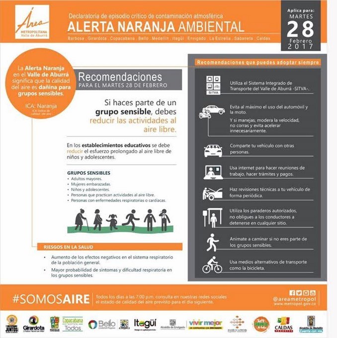 alerta naranja recomendaciones