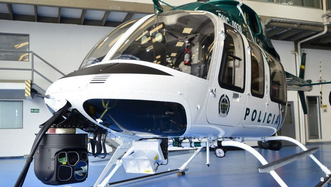 helicoptero seguridad medellin