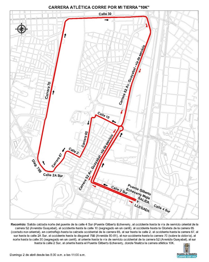 Carrera Corre por mi tierra.