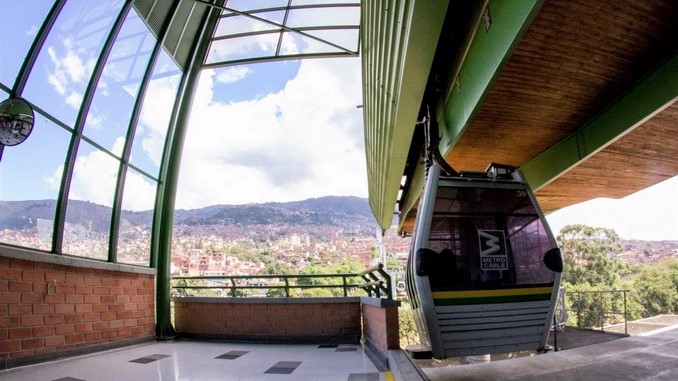 metrocable sistema de transporte de medellín