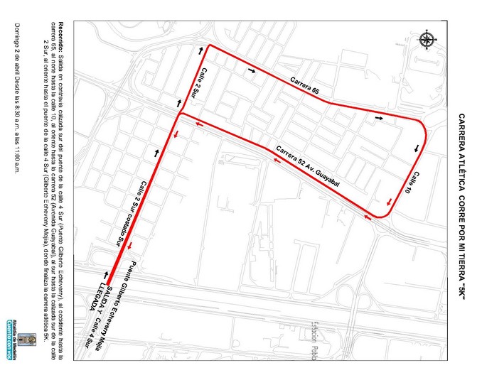 Corre por mi tierra.