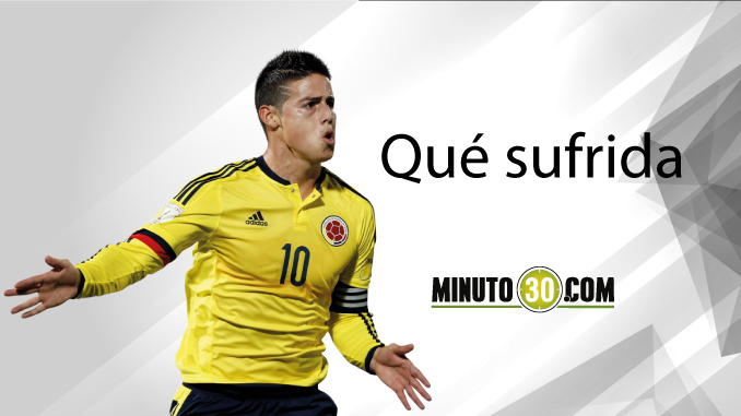 Colombia ganó con lo justo 3 James Rodriguez