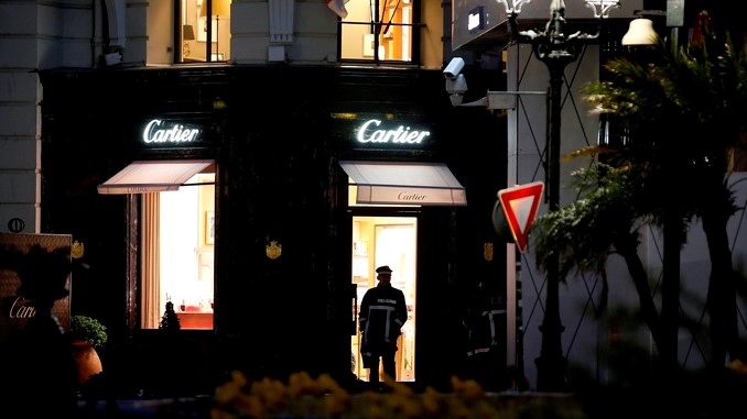 Robbery at Cartier store in Monaco