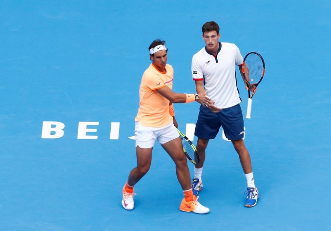 Nadal y Tomic avanzan en el dobles tras superar a Carreño y Sousa 1 Nadal Tomic