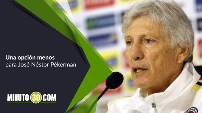 Otro jugador se lesionó en la Selección Colombia 3 Pekerman
