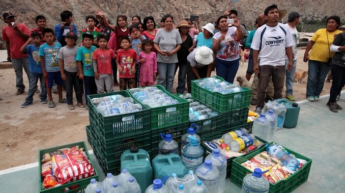 PERÚ ENVÍA AYUDA A DAMNIFICADOS DE INUNDACIONES Y SIGUE EN ALERTA POR LLUVIAS