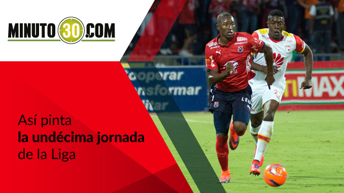 El duelo de 'rojos' sobresale en la fecha 11 5 Santa Fe Medellin