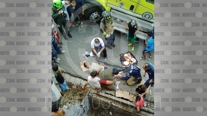 Accidente en Caicedo.