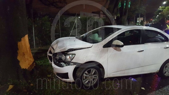 Accidente en la avenida Las Vegas.