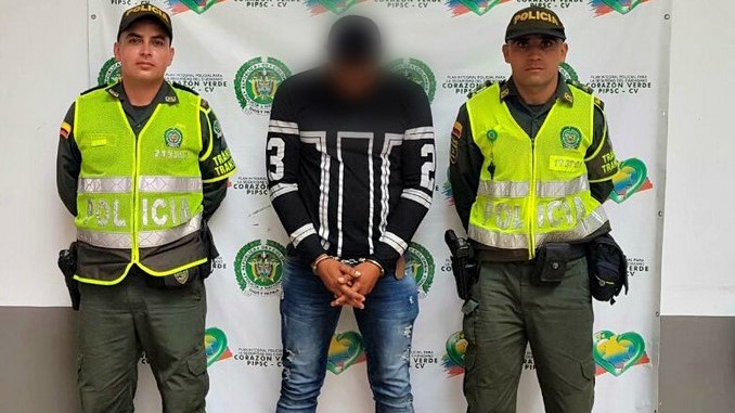 A alias 'la Máquina' lo capturaron cuando viajaba como pasajero en un bus 2 Captura de alias 'la Máquina'.