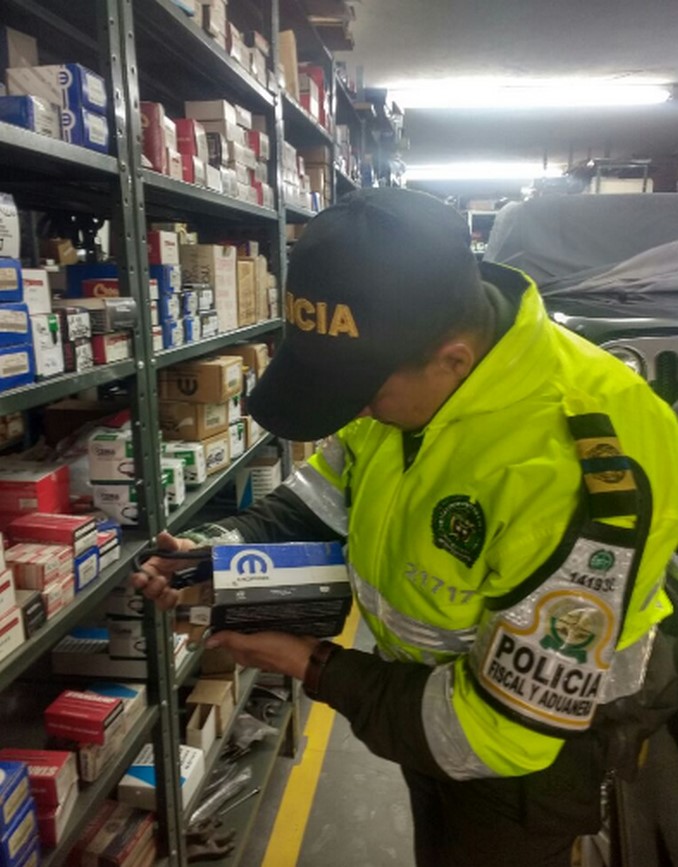 Autoridades recuperaron en Bogotá autopartes avaluadas en más de $3.000 millones