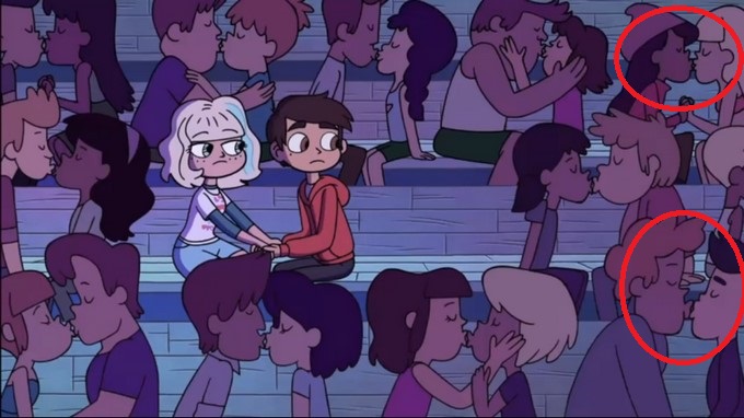 Beso gay en serie de Disney/ Tomada de Youtube