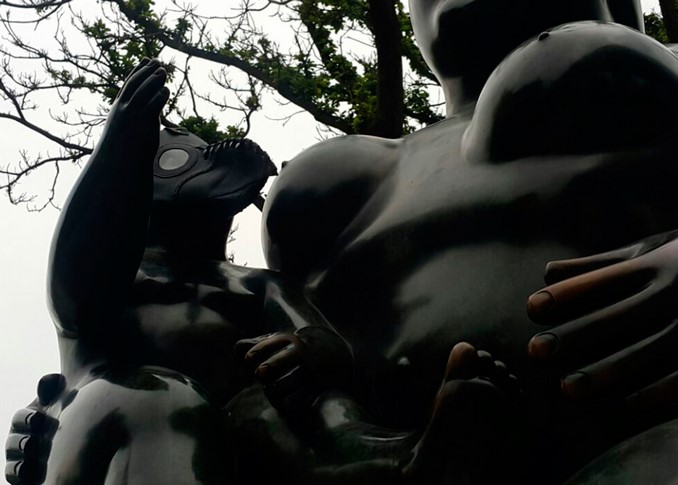 esculturas botero contaminacion