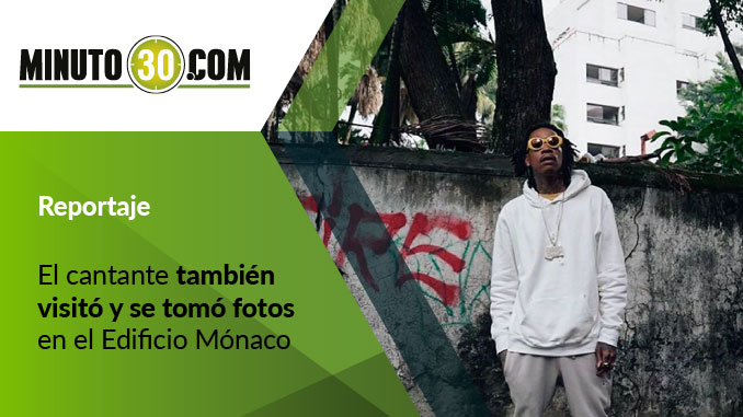 Wiz Khalifa en el Edificio Mónaco el pasado fin de semana
