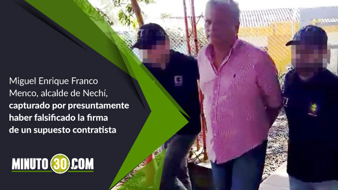 captura alcalde nechi