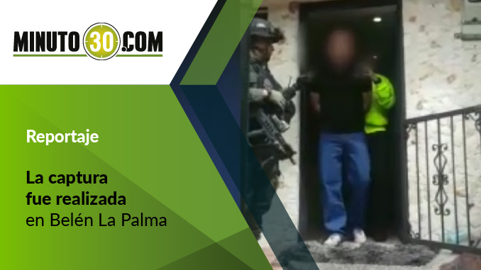 Dos años por fuera de la cárcel duró Julio Perdomo, cabecilla de la ODIN Caicedo 2 Momento de la captura de Jorge Perdomo en Belén.