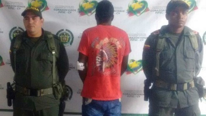 Capturado por violencia intrafamiliar.