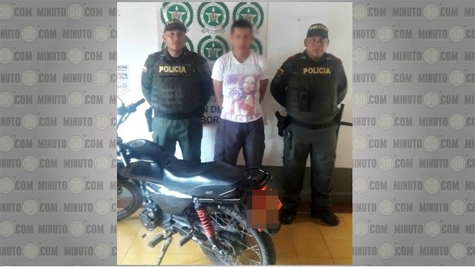 Capturado por receptación en Liborina.