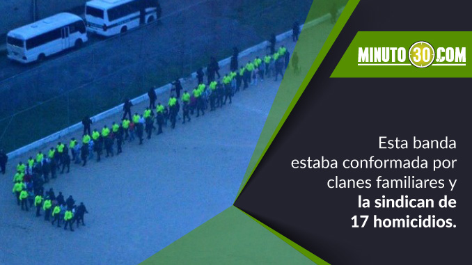 Capturados de la banda 'La Vega'.