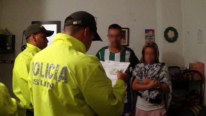 Capturados de la banda 'La Raya'.