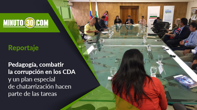 Reunión Mesa Departamental Ambiental, en la mañana