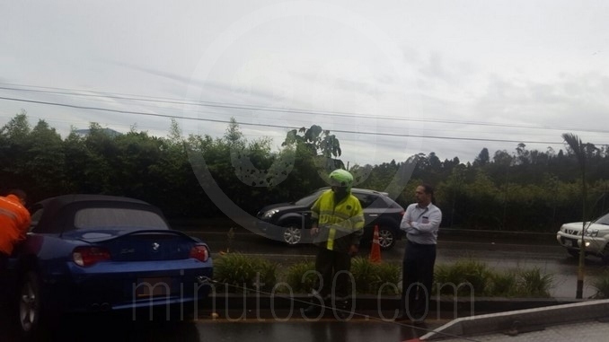 Choque en Las Palmas.