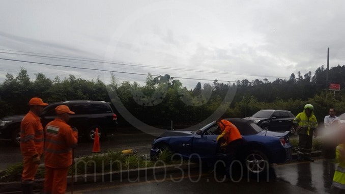 Choque en Las Palmas.