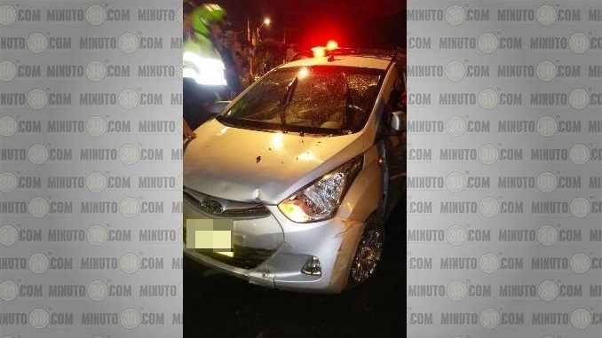 Conductor borracho en Itagüí.