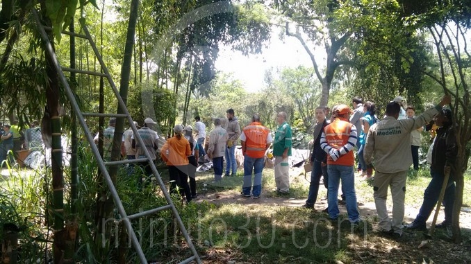 Desalojo de familias en La Iguaná.