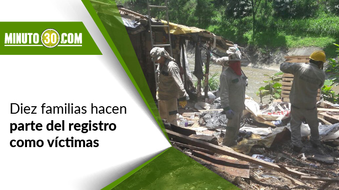 Desalojo de familias en La Iguaná.