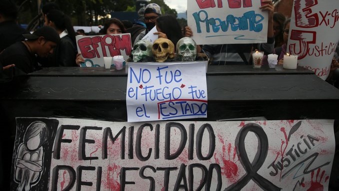 Guatemala protestas por incendio en el que murieron 40 niñas