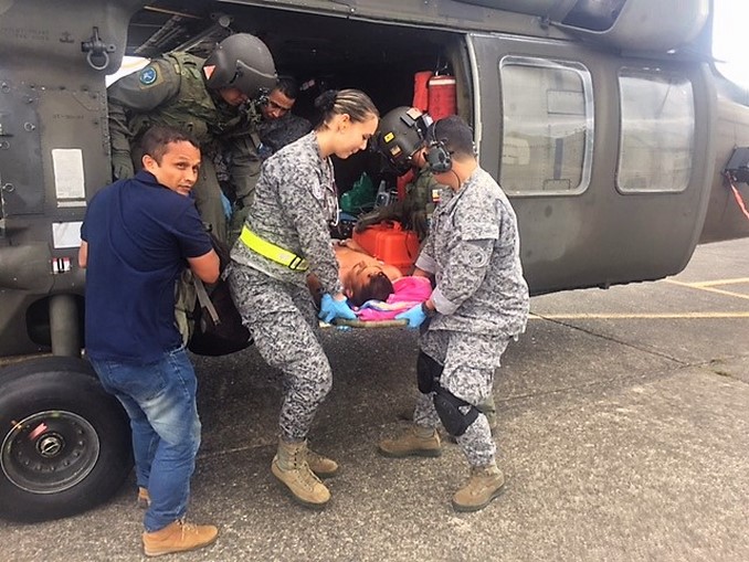 En Guaviare guerrillero de las Farc herido tuvo que ser evacuado por la Fuerza Aérea