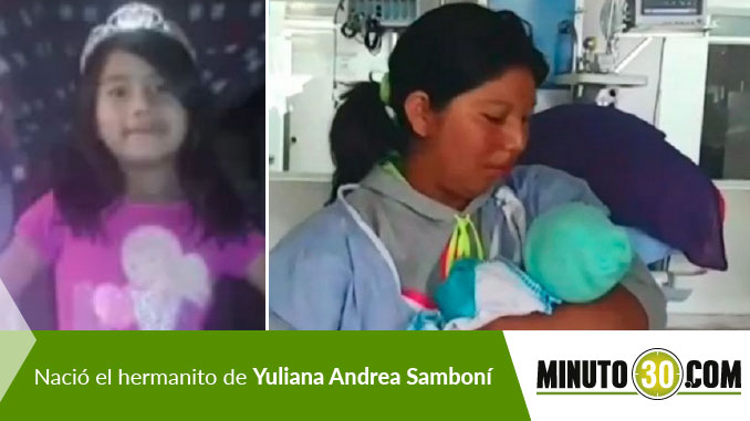Nació el hermanito de Yuliana Andrea Samboní