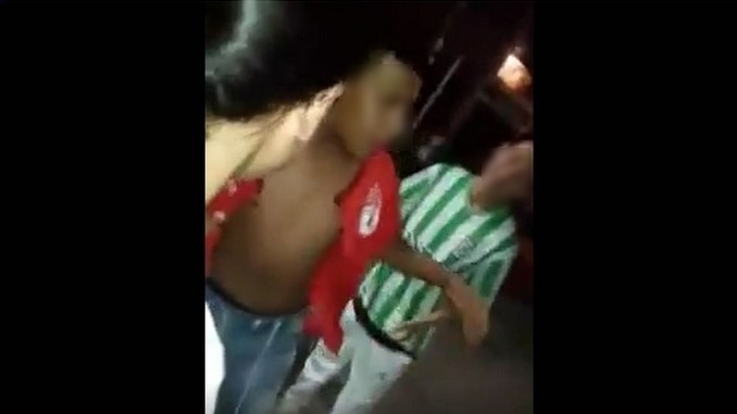 Hinchas de Nacional y del América.