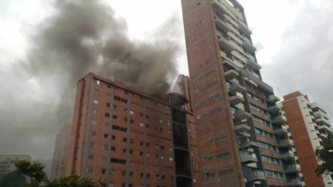 Incendio en El Poblado.
