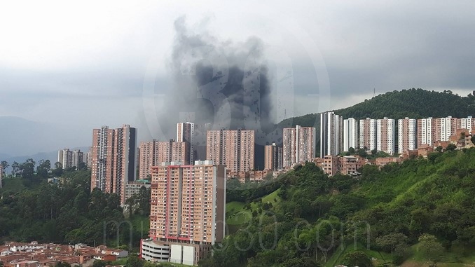 Incendio en Rodeo Alto.