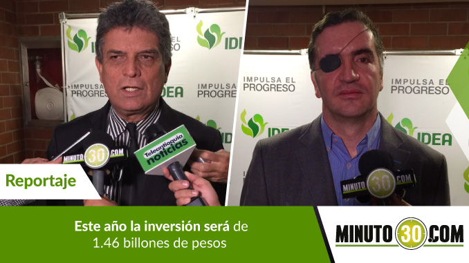 Gustavo Jiménez -Gerente General Hidroituango y Mauricio Tobón Franco Gerente Instituto para el Desarrollo de Antioquia – IDEA
