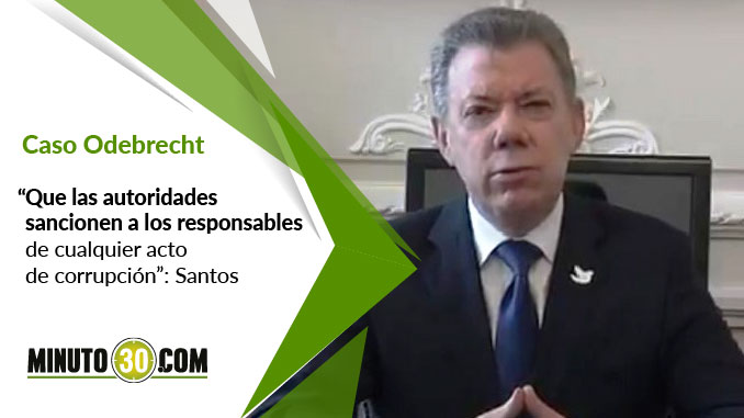 Juan Manuel Santos, caso Odebrecht