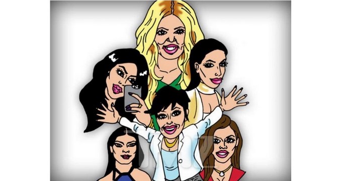 Kardashians animadas/ Propiedad de TMZ