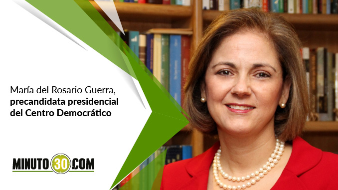 “He sido invitada por Uribe para que haga parte del abanico de precandidatos”: María del Rosario Guerra