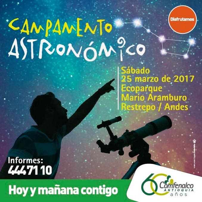campamento astronomico comfenalco antioquia