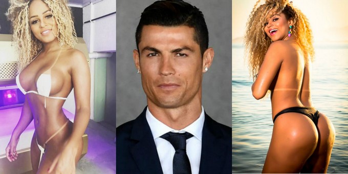 Erika Canela y Cristiano Ronaldo/ Tomada de Internet