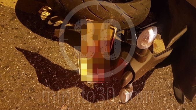 Motociclista muerto en Los Balsos.