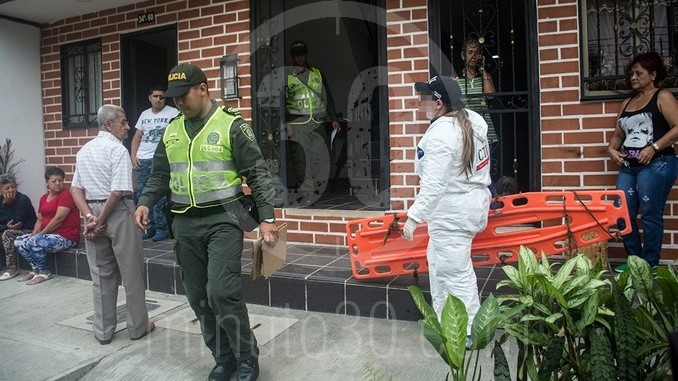 Mujer asesinada por el marido en Itagüí.