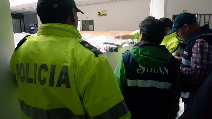Operativos contra el contrabando en Bogotá.