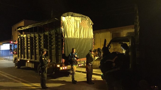 Madera incautada en Santa Fe de Antioquia.
