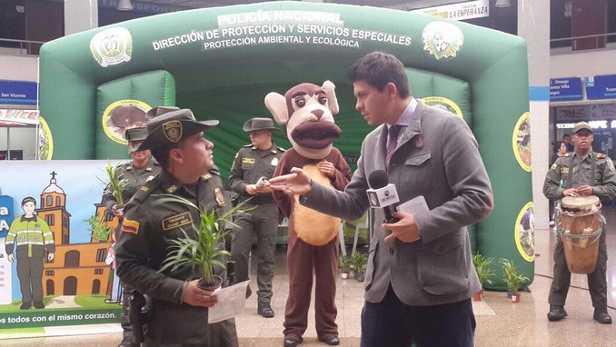 Policía adelanta campañas para prevenir el tráfico ilegal de especies silvestres