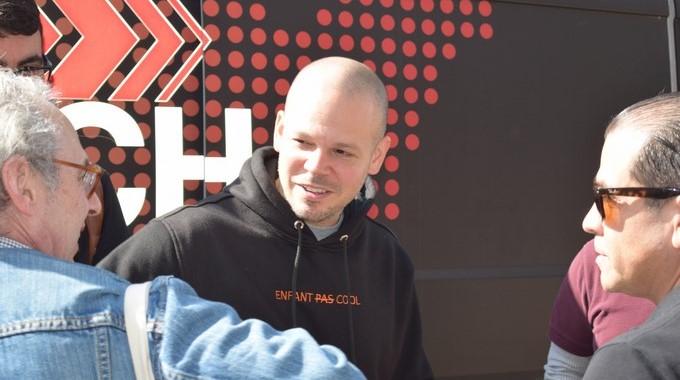 El rapero puertorriqueño Residente (c). EFE/Archivo