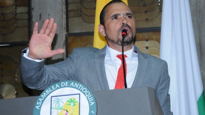 El contralor general de Antioquia, Sergio Zuluaga Peñ